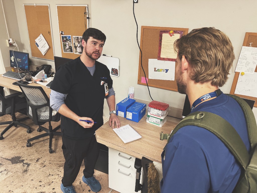Field conversation with a care team member